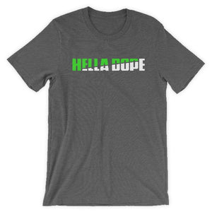 Hella Dope Grey T-Shirt - Hella Shirt Co. 