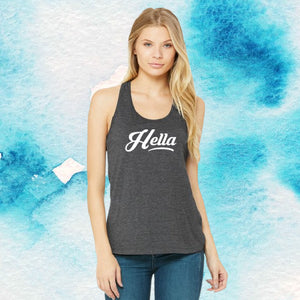 Hella Women's Racerback Tank Top - Hella Shirt Co. 