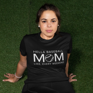 Hella Baseball Mom - T-shirt, Tank & Hoodie
