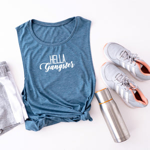 Hella Gangster Women's Muscle Tank - Hella Shirt Co. 