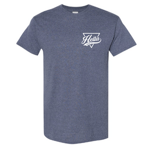 Signature Hella Shirt Co. Heather Navy - Hella Shirt Co. 