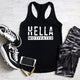 Hella Motivated Racerback Tank Top (2 Colors) - Hella Shirt Co. 