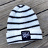 Striped Hella Shirt Co. Beanie